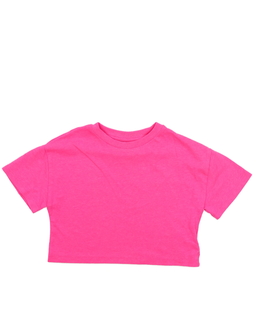 Sytě růžový crop top Next