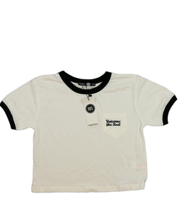 Nový smetanový crop top 