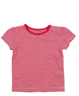 Červeno-bílé pruhované triko M&S