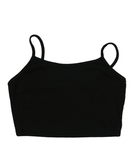 Černý crop top 