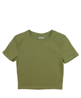Zelený crop top 