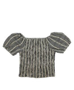 Prošívaný květinový crop top Primark 