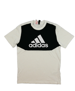 Bílo-černé triko Adidas 