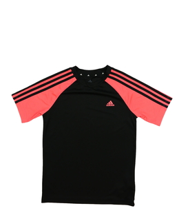 Černo-růžové sportovní triko Adidas 