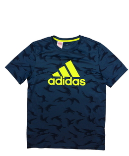 Tmavě modré sportovní triko vel. 176 Adidas 