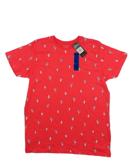 Nové červené triko s kaktusy Primark 
