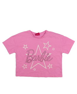 Růžový crop top Barbie George