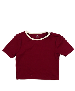 Červený crop top F&F