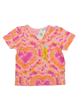 Nové růžové batikované triko Primark 