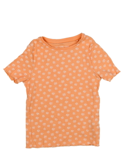 Oranžové květinové triko F&F