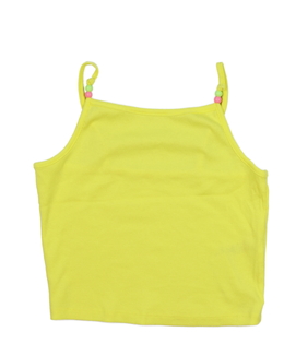 Žlutý crop top George