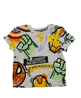 Šedé vzorované triko Marvel George