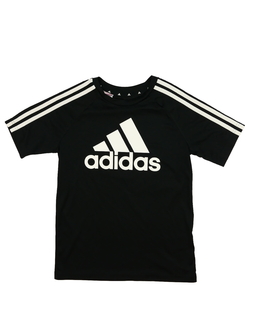 Černo-bílé sportovní triko Adidas