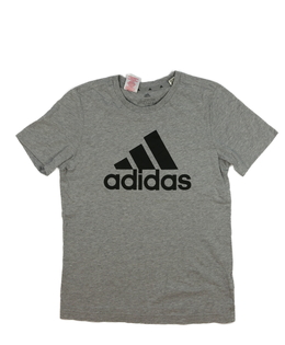 Šedé melírované triko Adidas 