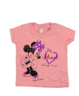 Růžové triko Minnie Disney 