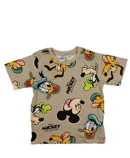 Hnědé triko Mickey 