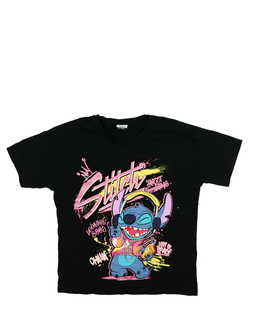 Černé triko Stitch Disney George