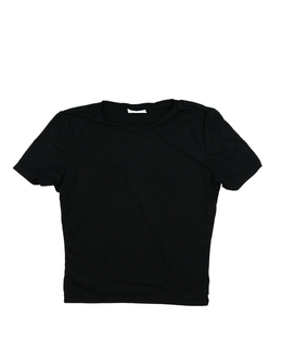Černý crop top 