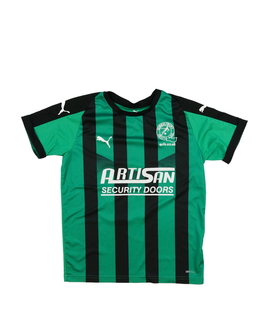 Zeleno-černé sportovní triko Puma 
