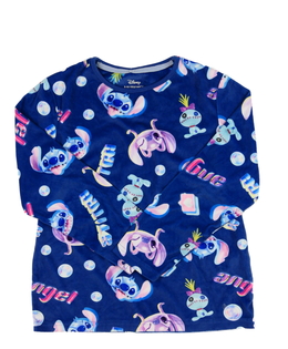 Modrý hebký pyžamový vršek Stitch Disney Primark 