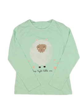 Zelený pyžamový vršek s ovečkou George