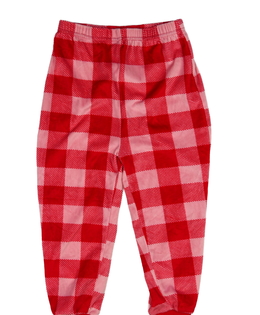 Červené kostkované pyžamové kalhoty Primark 