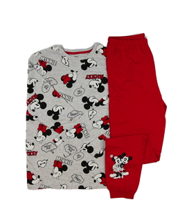 Šedo-červené pyžamo Minnie Disney Primark 