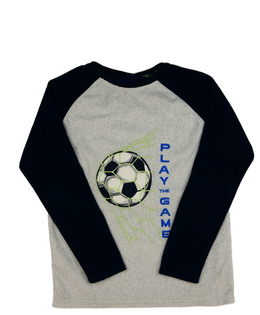 Modro-šedý pyžamový vršek Primark