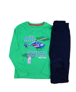 Nové tmavší pyžamo s helikoptérou Primark 