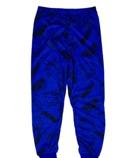Modré hebké pyžamové kalhoty Sonic Primark 