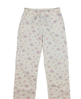 Bílé květinové pyžamové kalhoty M&S