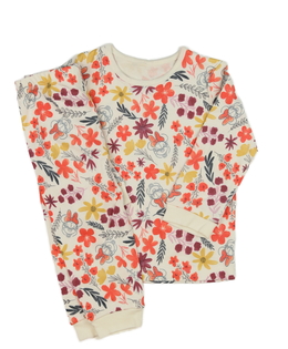 Krémové květinové pyžamo Disney George