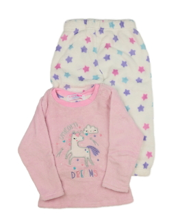 Nové hebké teplé pyžamo s jednorožcem 