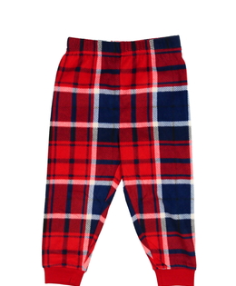Červeno-modré teplejší pyžamové kalhoty M&S