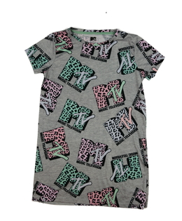 Šedá pyžamová košilka Primark 