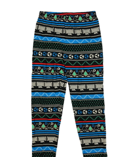 Tmavé vzorované pyžamové kalhoty M&S