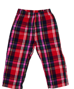 Červené pruhované pyžamové kalhoty Next