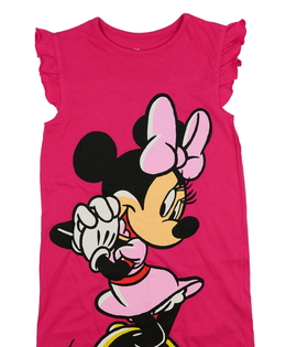 Růžová noční košile Minnie Disney Primark 