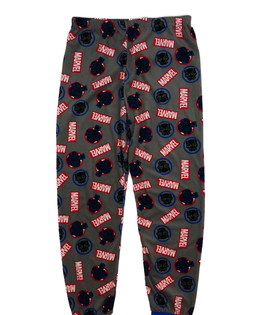 Šedé hebké pyžamové kalhoty Marvel Primark 