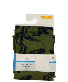 Nové zelené dinosauří pyžamo Tu 