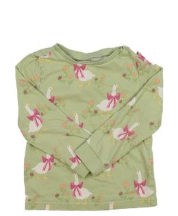 Zelené pyžamové triko Tu