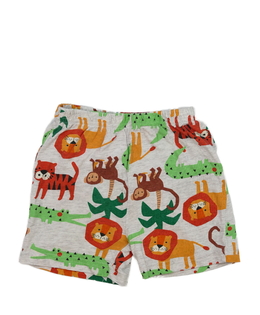 Šedé pyžamové kraťasy