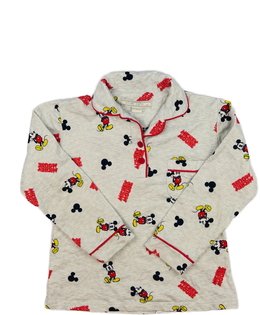 Šedé pyžamové triko Mickey 
