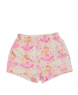 Světlé pyžamové kraťasy s baletkou 