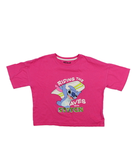 Růžové pyžamové triko Stitch Disney Primark 