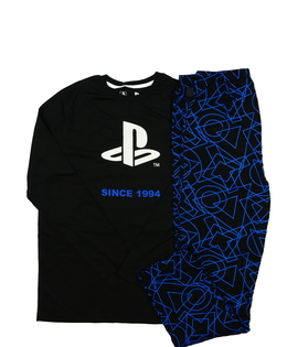 Černo-modré pyžamo PlayStation Primark 