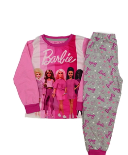 Růžovo-šedé pyžamo Barbie 
