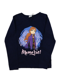 Tmavě modré pyžamové triko Frozen Disney 
