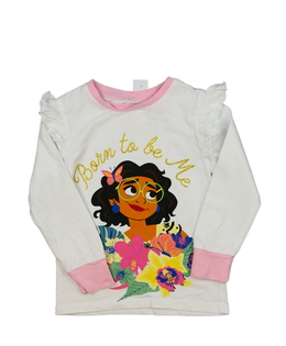 Bílé pyžamové triko Encanto Mothercare