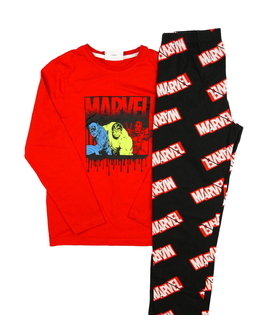 Černo-červené pyžamo Marvel Primark 